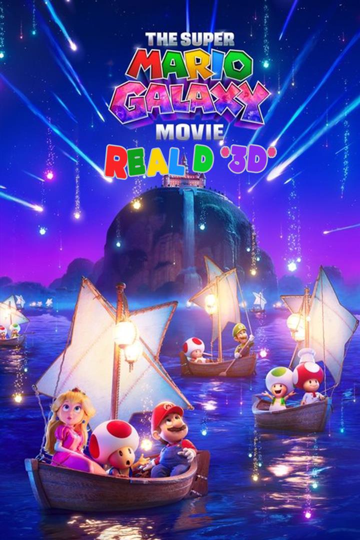 SUPER MARIO GALAXY MOVIE 3D Movie Poster