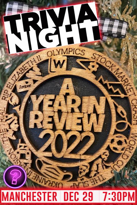21+ YEAR IN REVIEW 2022 TRIVIA! poster