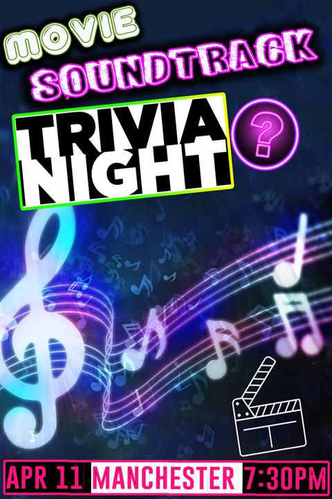 21+ TRIVIA NITE - MOVIE SOUNDTRACKS! poster