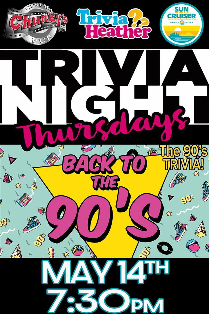 18+ LIVE TRIVIA NIGHT: THE 90'S! 05/14/26 Movie Poster