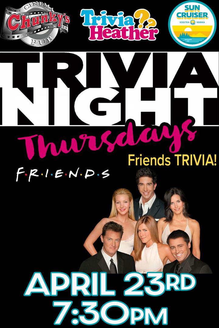 18+ LIVE TRIVIA NIGHT: FRIENDS! 04/23/26 Movie Poster
