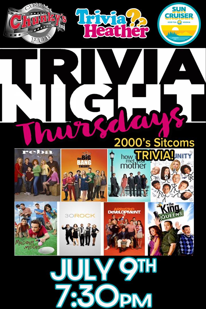 18+ LIVE TRIVIA NIGHT: 2000'S SITCOMS! 07/09/26 Movie Poster