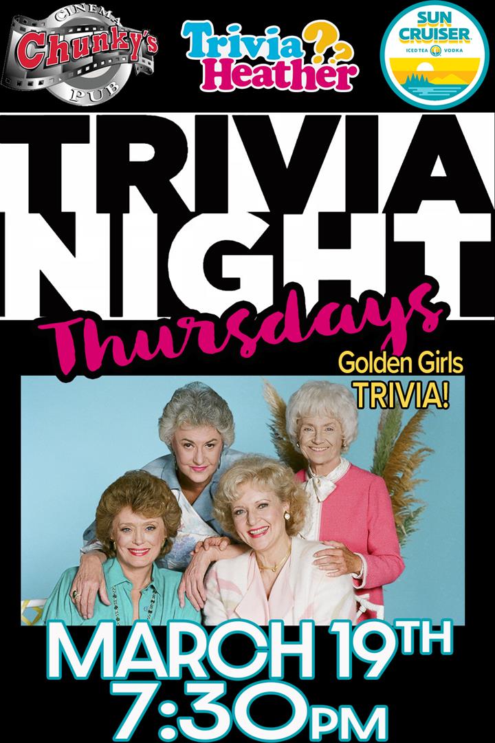 18+ LIVE TRIVIA NIGHT: THE GOLDEN GIRLS! 03/19/26 Movie Poster