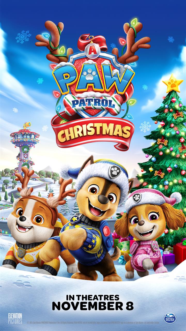 A PAW PATROL CHRISTMAS Movie Poster