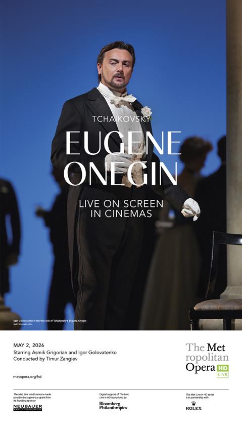 MET OPERA EUGEN ONEGIN poster