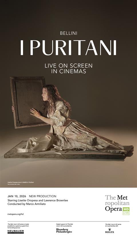 MET OPERA I PURITANI poster