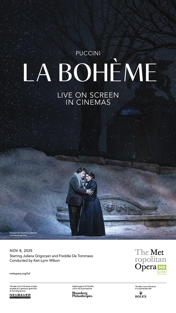 MET OPERA LA BOHEME Movie Poster