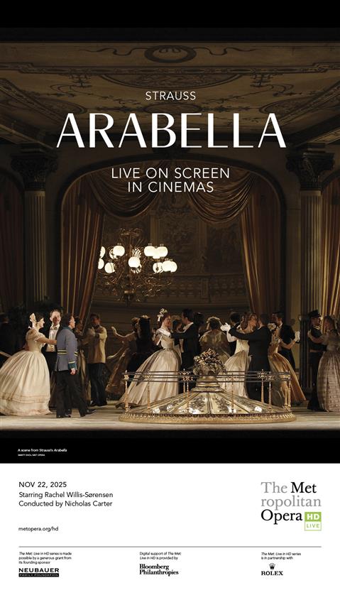 MET OPERA ARABELLA poster
