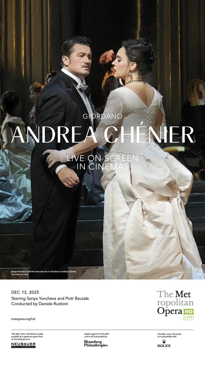 MET OPERA ANDREA CHENIER Movie Poster