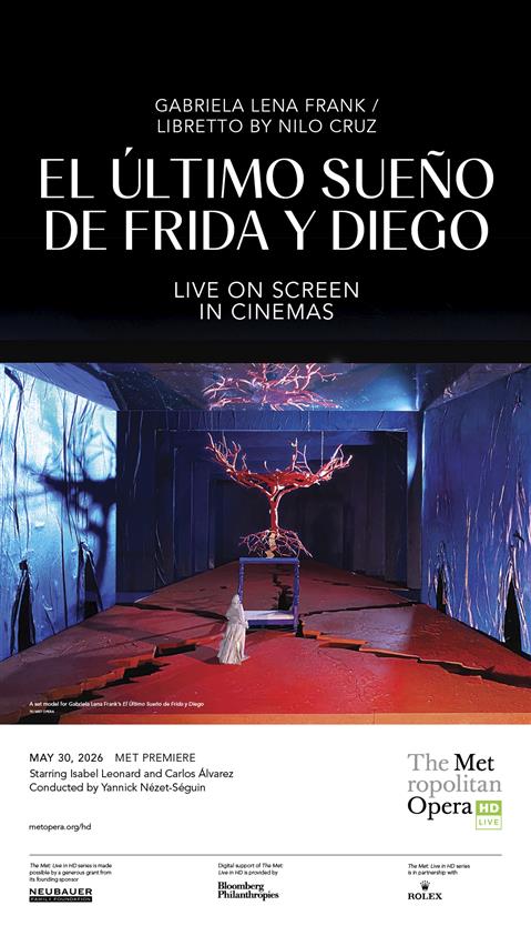 MET OPERA FRIDA Y DIEGO poster