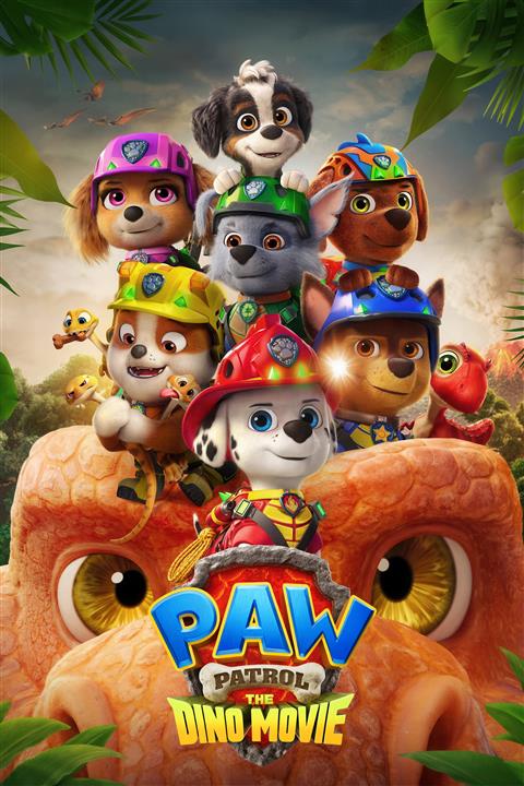PAW PATROL THE DINO MOVIE poster