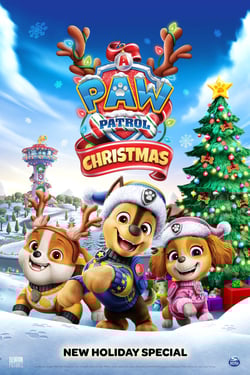 A Paw Patrol Christmas Movie Poster