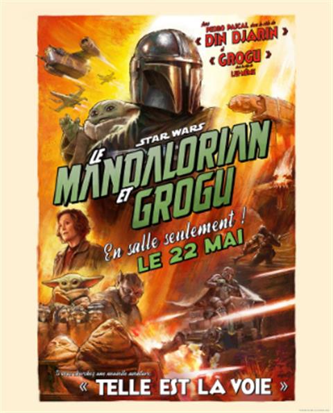 STAR WARS : LE MANDALORIAN ET GROGU poster