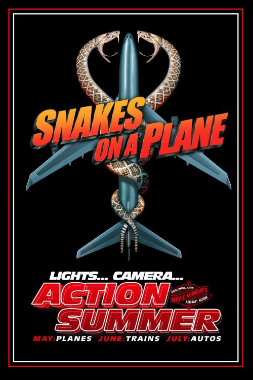 SNAKES ON A PLANE poster