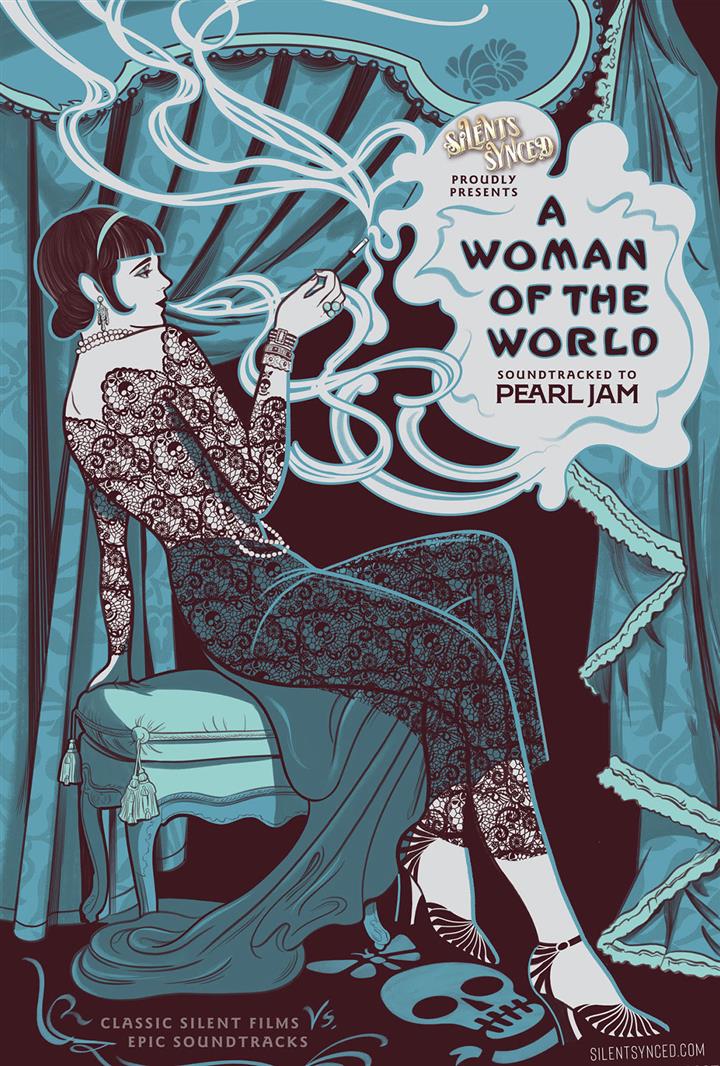 Silents Synced: A Woman of the World x Pearl Jam Movie Poster
