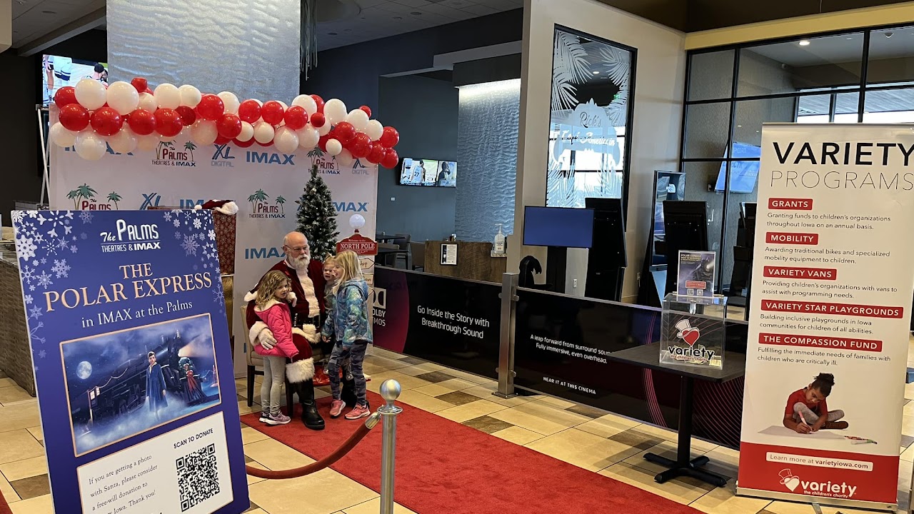 Santa at Polar Express event