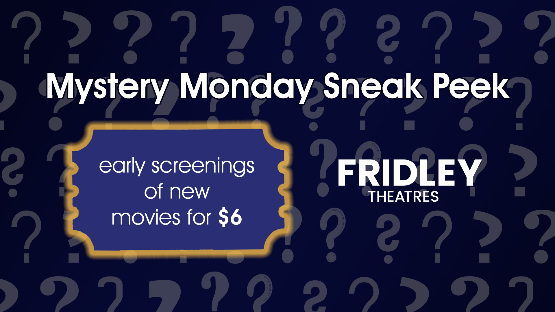 Mystery Monday Movie