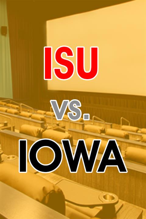 ISU v Iowa Football poster