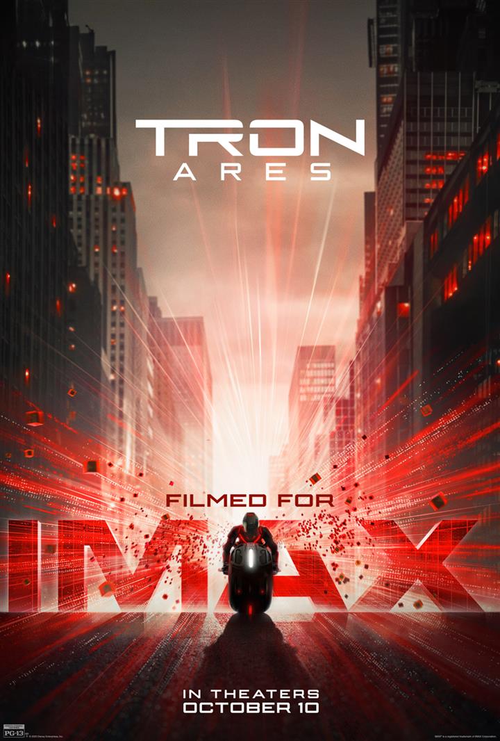 Tron: Ares IMAX Movie Poster