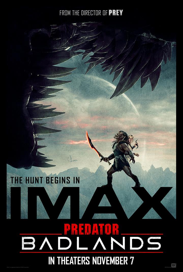 Predator: Badlands IMAX Movie Poster