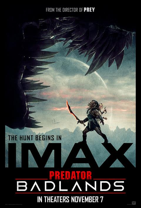 Predator: Badlands IMAX image