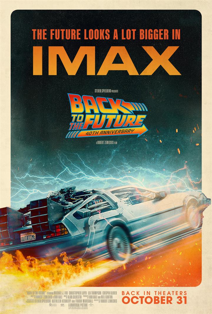 Back to the Future  IMAX (40th Anniversary) Movie Poster