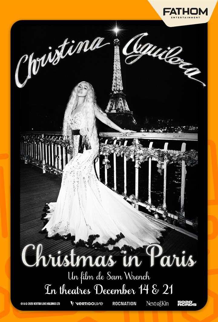 Christina Aguilera: Christmas in Paris Movie Poster