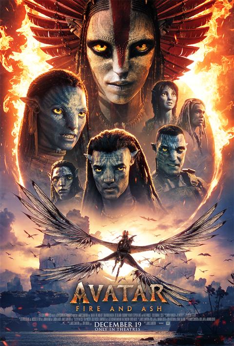 Avatar: Fire and Ash 3D poster