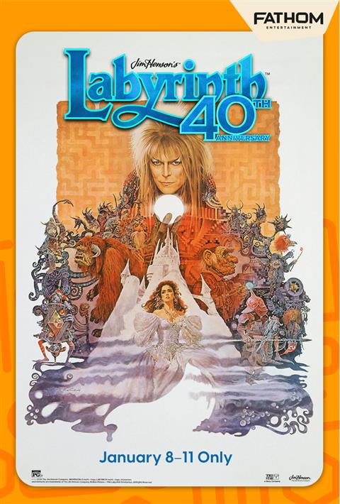 Labyrinth 40th Anniversary poster