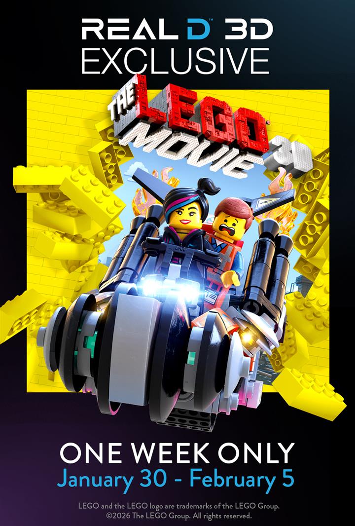 The Lego Movie 3D Movie Poster