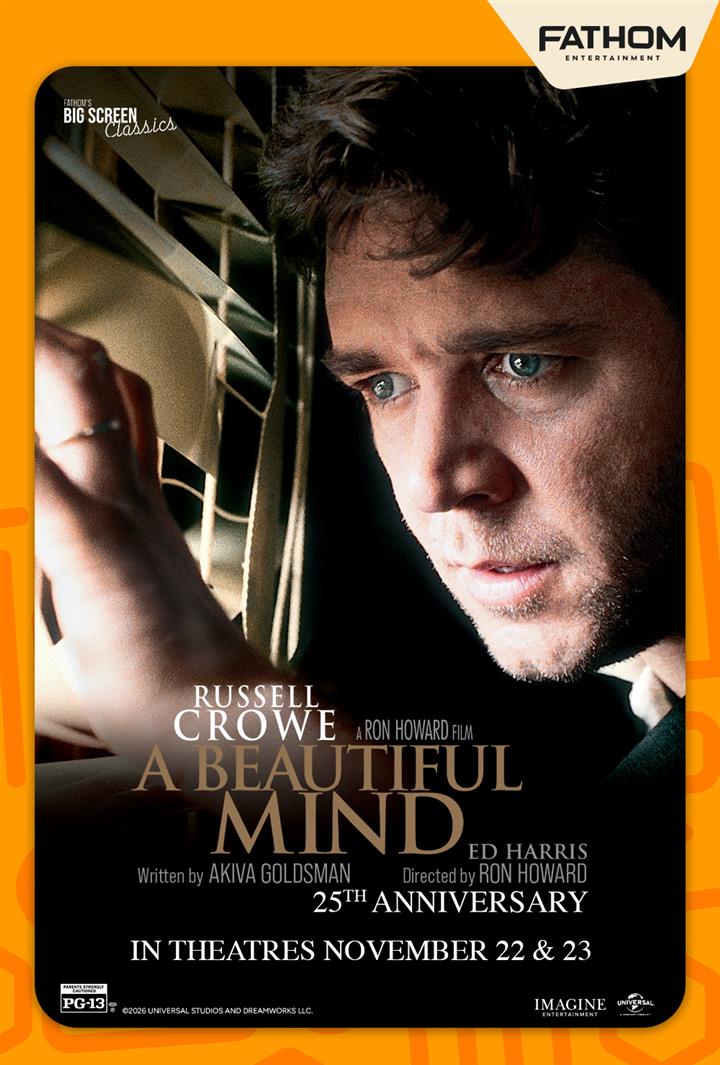 A Beautiful Mind (25th Anniversary) Movie Poster