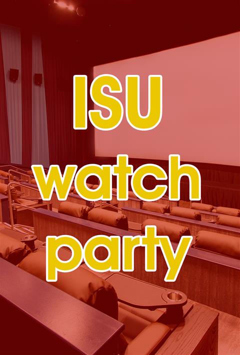 Iowa State Watch Party poster