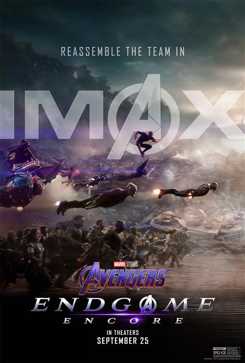 Avengers: Endgame - Encore IMAX poster
