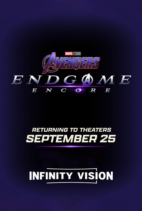 Avengers: Endgame - Encore Infinity Vision poster
