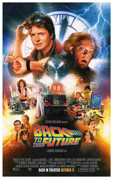 Back to the Future (40th Anniversary) poster