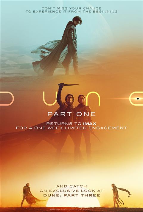 Dune: Part One IMAX (Re-issue) poster