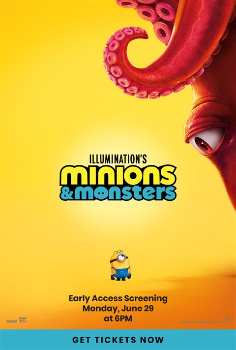 MINIONS & MONSTERS Early Access Screening 3D poster