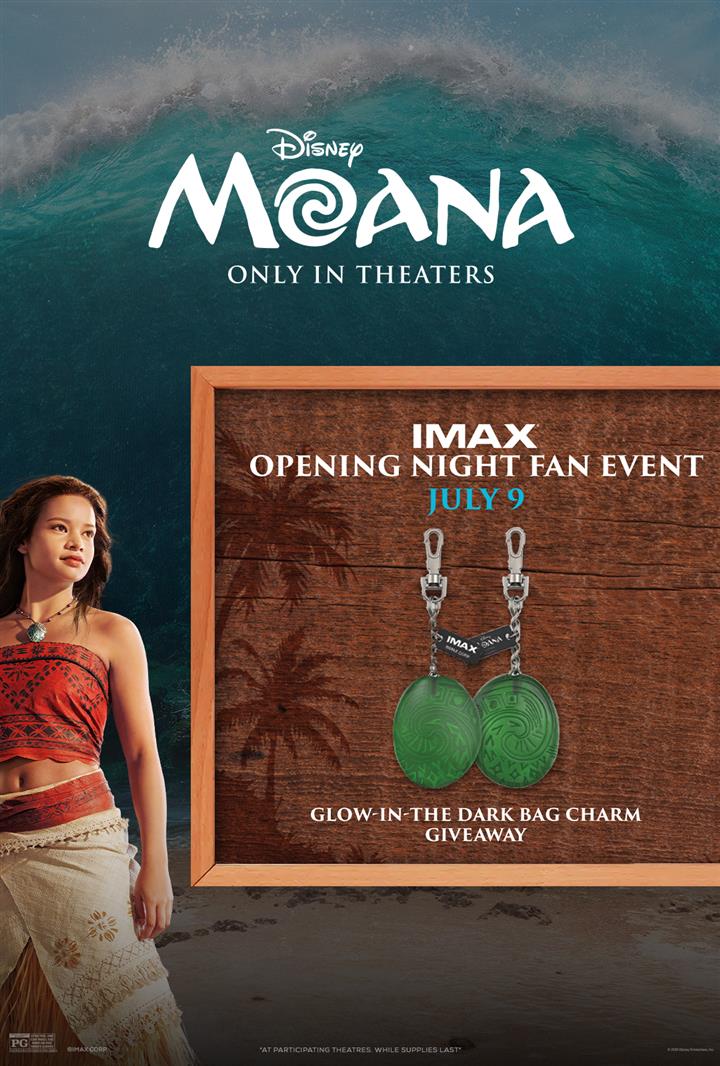 Moana IMAX Fan Event Movie Poster