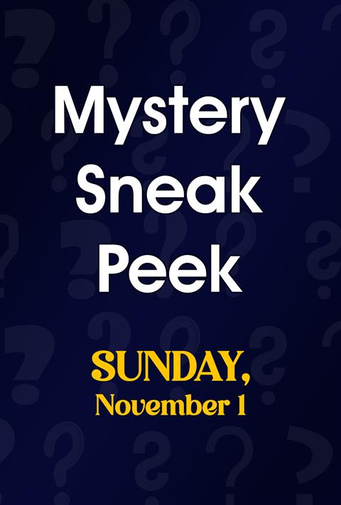 Mystery Sneak Peek (11/1) poster