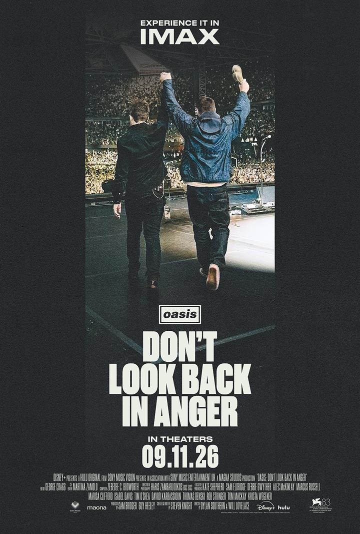 Oasis: Don't Look Back In Anger - IMAX EA Screening Movie Poster