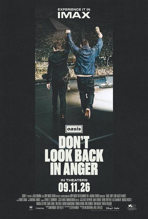 Oasis: Don't Look Back In Anger - IMAX EA Screening poster