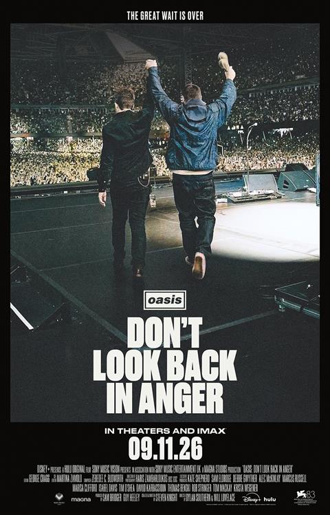 Oasis: Don't Look Back in Anger poster