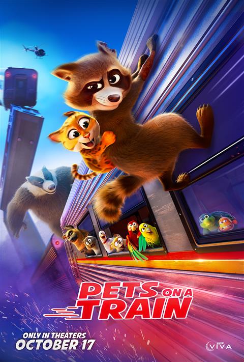 Pets on a Train image