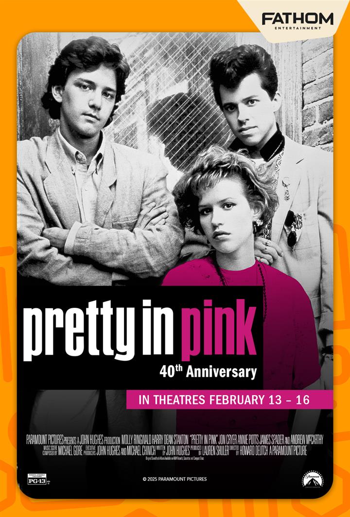 Pretty in Pink - 40th Anniversary Movie Poster