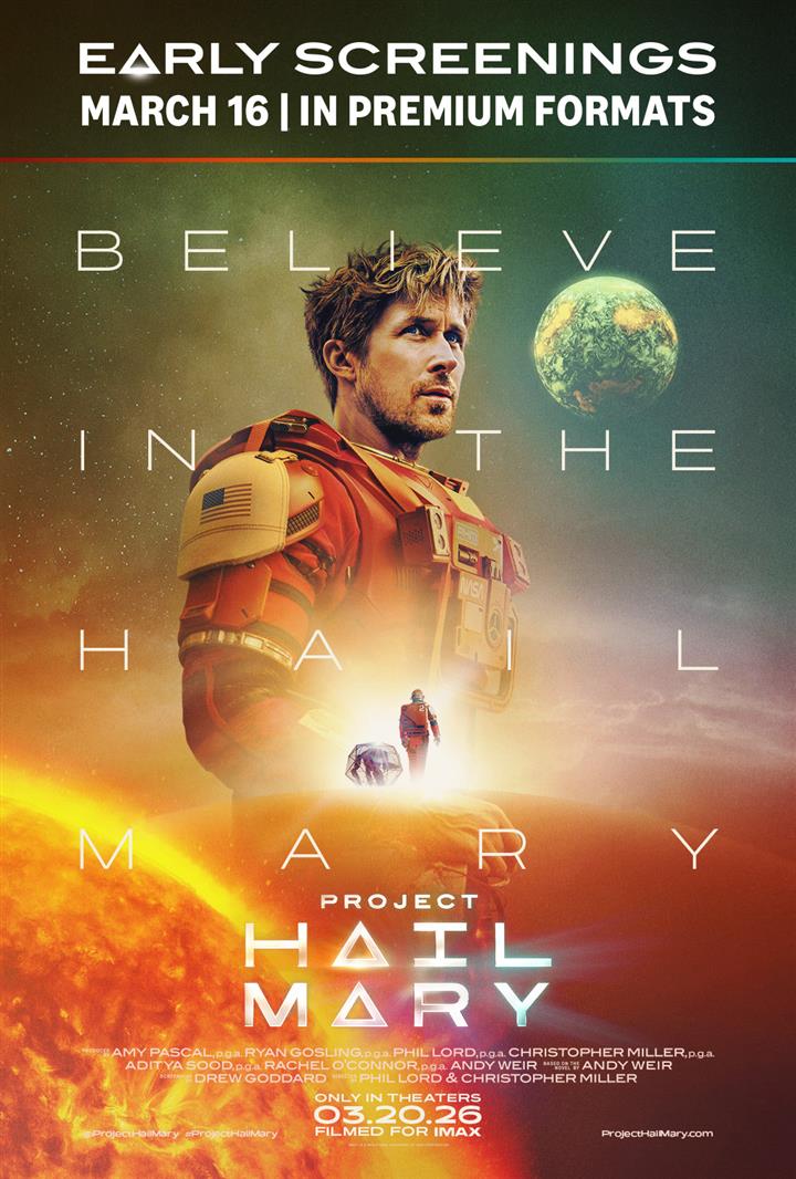 Project Hail Mary Early Access IMAX Movie Poster