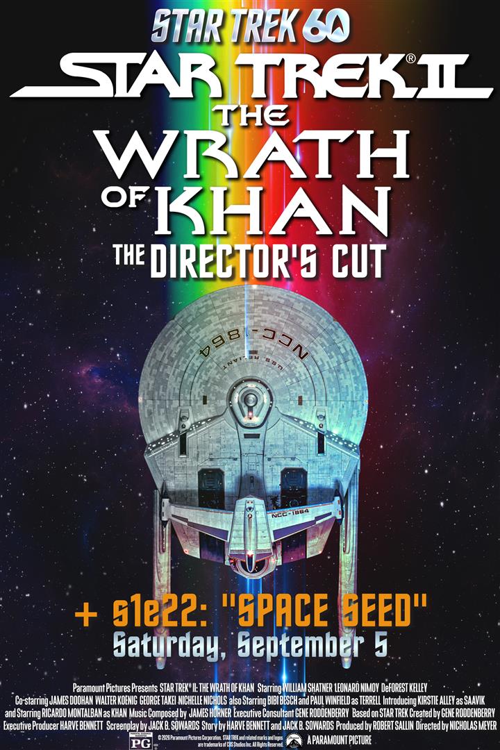 Star Trek II: Wrath of Khan Director's Cut + S1 E23 Movie Poster