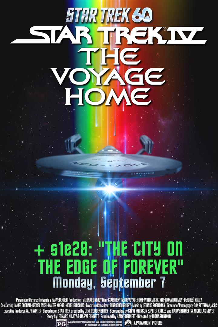 Star Trek IV: The Voyage Home + S1 E28 Movie Poster