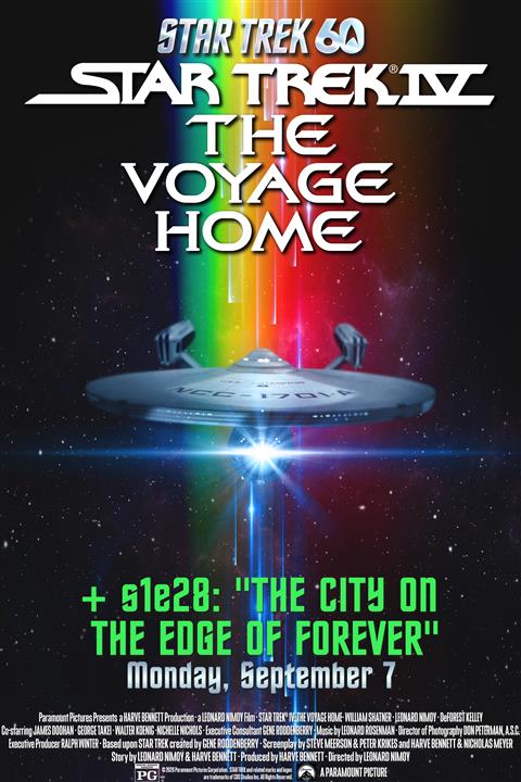 Star Trek IV: The Voyage Home + S1 E28 poster