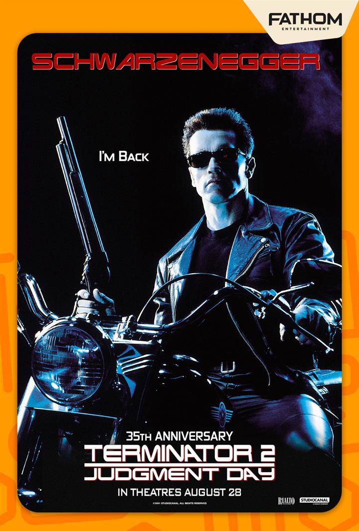 Terminator 2: Judgment Day 35th Anniversary Movie Poster