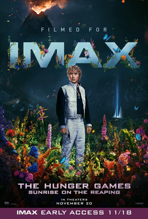 The Hunger Games: Sunrise on Reaping Early Access IMAX poster